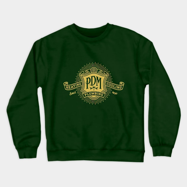 Plumbing Crewneck Sweatshirt by Vick Debergh